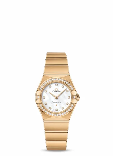 Omega Constellation Manhattan 25 Quartz Yellow Gold / MOP / Diamond 131.55.25.60.55.002 (13155256055002)